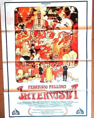 MANIFESTO 2F FILM  L'INTERVISTA - FELLINI - MANARA