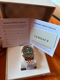 Orologio dorato Versace V-URBAN 0,03 CT. DIAMOND