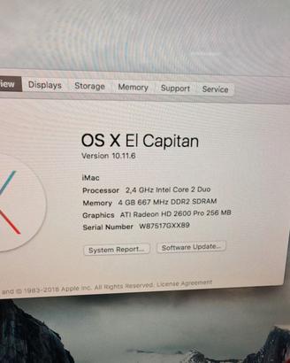 computer iMac 24 pollici