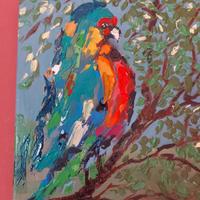 Pappagallo, quadro 25cm x 39 cm