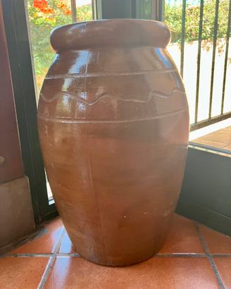 Vaso terracotta smaltato
