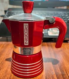 Caffettiera Pedrini Infinity rossa 1 tazza