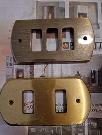 placche in ottone per impianto elettrico