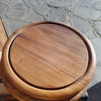 servizio 8 sottopiatti in legno