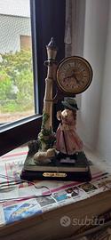 Orologio da Tavolo Vintage / Statuetta