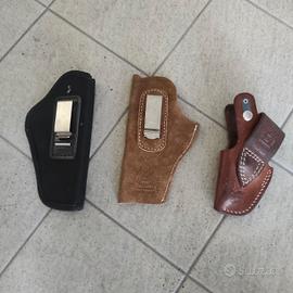 custode in pelle per pistola 