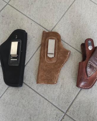 custode in pelle per pistola 