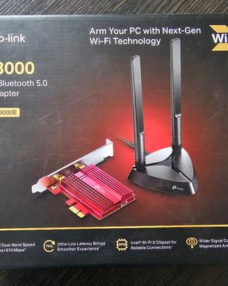 Scheda WiFi 6 PCle TP-Link AX3000 con Bluetooth 