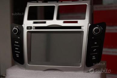 Autoradio dvd navigatore gps toyota yaris usb