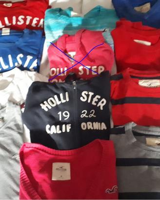 11 Felpe Maglioni T-shirts Hollister - Roma