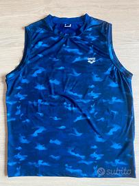 Canotta ARENA uomo blu training