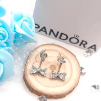 Orecchini originali pandora fiocco pendente 