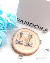 Orecchini originali pandora fiocco pendente 