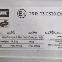 Portabici Thule VeloCompact 924 (2 bici)