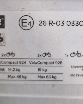 Portabici Thule VeloCompact 924 (2 bici)