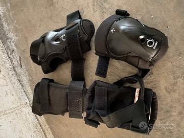 Protezioni per pattini in linea bambini casco ecc