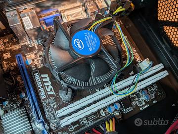 scheda madre MSI H81m-p33  + 8GB Corsair + cpu