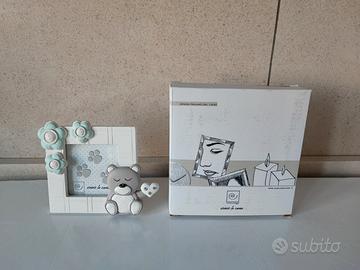 Cornice Portafoto bambino 10x10 con orsetto