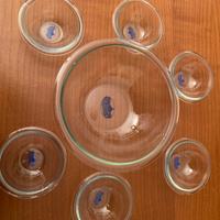 Set coppette x macedonia vintage Bormioli Rocco