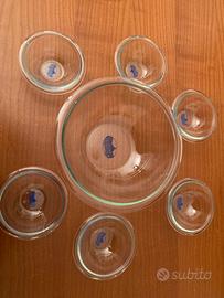 Set coppette x macedonia vintage Bormioli Rocco