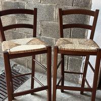 Coppia sgabelli vintage