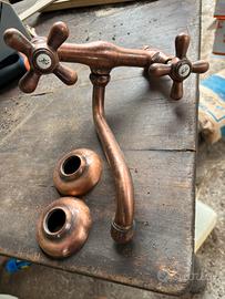 Rubinetto anticato bronzo da lavello