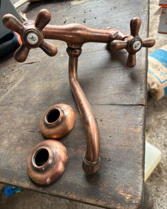 Rubinetto anticato bronzo da lavello