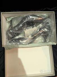 Tg.38 Tacco 6cm Scarpe Giancarlo Paoli Pelle Piton