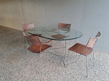 Tavolo e sedie Rap Yuzura Yamakawa 1996