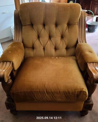 Coppia di poltrone vintage
