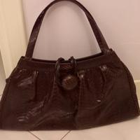 BORSA VINTAGE IN VERA PELLE DI COCCODRILLO