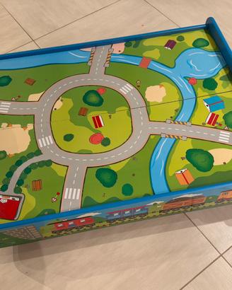 Tavolo Contenitore Giochi Pista Bambini