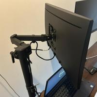 Monitor HP Z24n 24" IPS + supporto da scrivania