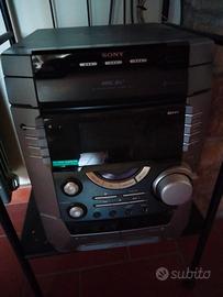 impianto stereo sony