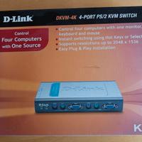 KVM D-LINK 4 porte