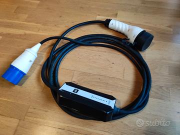 Cavo ricarica auto elettrica max 16A, presa IP44