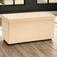 Pouf contenitore Beige 