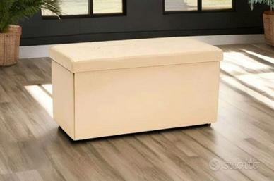 Pouf contenitore Beige 