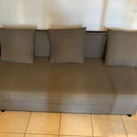 Divano letto con contenitore 3 posti
