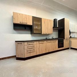 Cucina Lineare Completa di elettrodomestici 4M