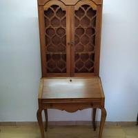 SCRITTOIO INTAGLIATO Scrivania ~ Vetrina FRANCESE 