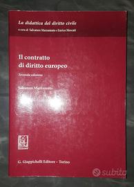 LIBRO: MAZZAMUTO, CONTRATTO DI DIRITTO EUROPEO