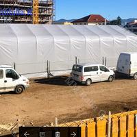 AGRITUNNEL 10 X 20 X 5,5 MT. PVC IGNIFUGO 650 GR.