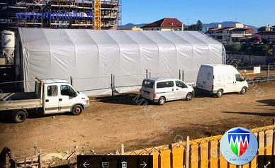 AGRITUNNEL 10 X 20 X 5,5 MT. PVC IGNIFUGO 650 GR.