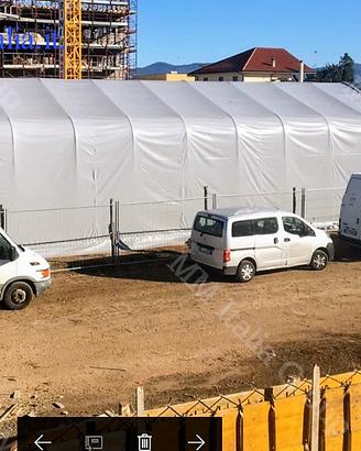 AGRITUNNEL 10 X 20 X 5,5 MT. PVC IGNIFUGO 650 GR.