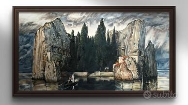 Copia d'autore Isola dei Morti Arnold Bocklin 