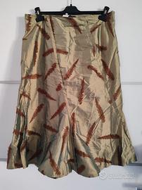 Gonna 100% Seta vintage Seminole Alessandra  Alpi
