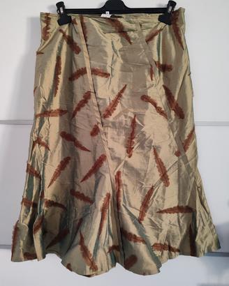 Gonna 100% Seta vintage Seminole Alessandra  Alpi