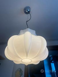 Stupendo lampadario anni 60 in vetro