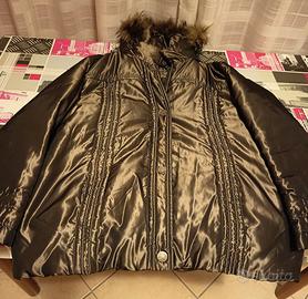 Giacca con cappuccio con pelliccia staccabile XXL